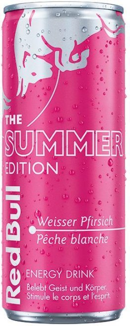 Red Bull Summer Edition 2025 Weisser Pfirsich -T- #Ausverkauft 25cl CAx24
