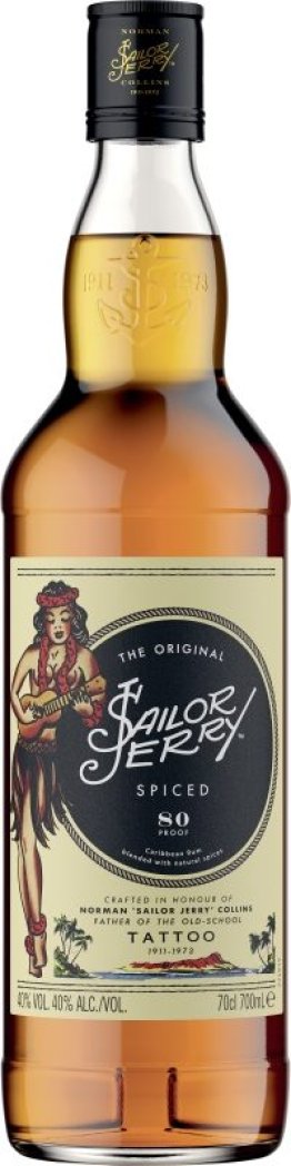 Sailor Jerry Spiced Rum 70cl CAx6