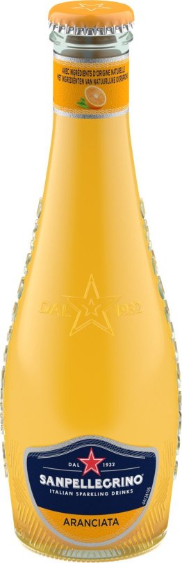 San Pellegrino Aranciata Süss/Dolce 6x4 EW oranger Deckel 20cl CAx24