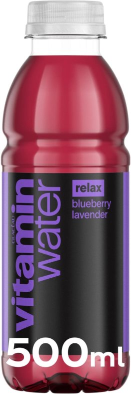 Vitaminwater Relax 50cl blueberry lavender Glacéau -T 50cl CAx12