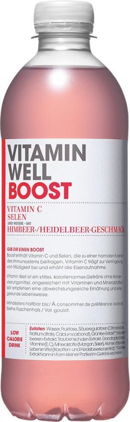 Vitamin Well BOOST 50 cl Himbeer/Heidelbeer-Geschmack 50cl CAx12