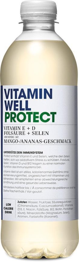 Vitamin Well PROTECT 50 cl Mango Ananas Geschmack 50cl CAx12