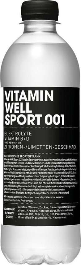 Vitamin Well Sport 001 50cl -T- 50cl CAx12