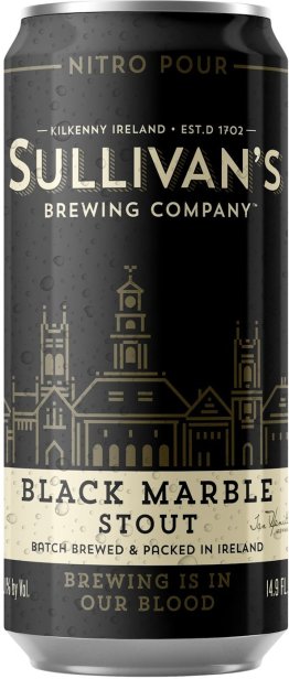 Sullivan`s Black Marble Nitro Pour Stout Dose 44cl CAx24