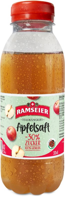 Ramseier Apfelsaft trüb teilentzuckert IPS 4x6Pet 33cl-T 33cl CAx24