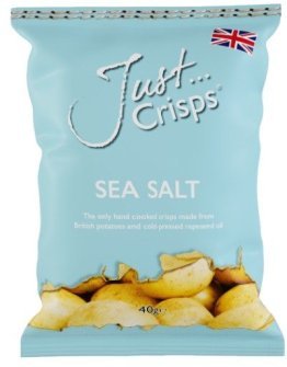 Just Crisps Sea Salt 100% British Crisps CAx24