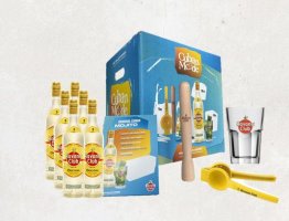 Havana Club Mojito Kit Rum Anejo 3 Anos 6 Flaschen, 6 Gläser, Stossel & Limettenpresse 420cl CAx1