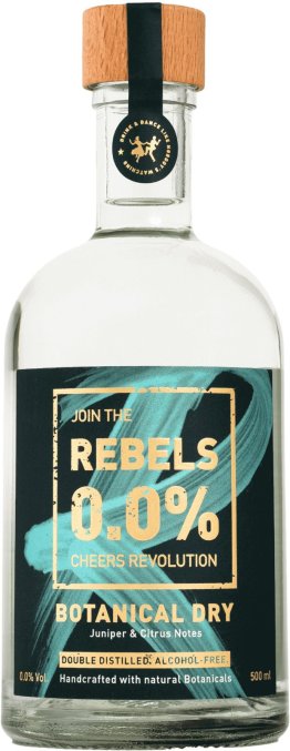 Rebels 0,0% Botanical Dry -T- (Gin Alternativ) 50cl CAx6