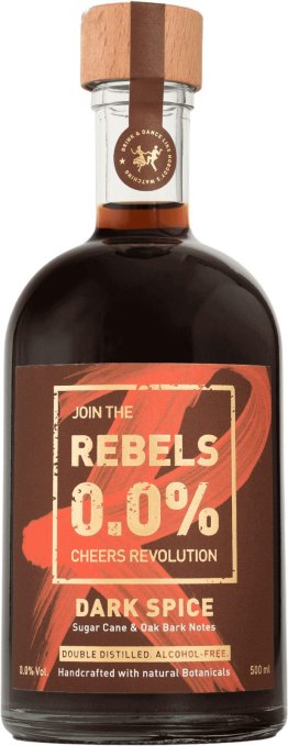Rebels 0,0% Dark Spice -T- (Rum Alternativ) 50cl CAx6