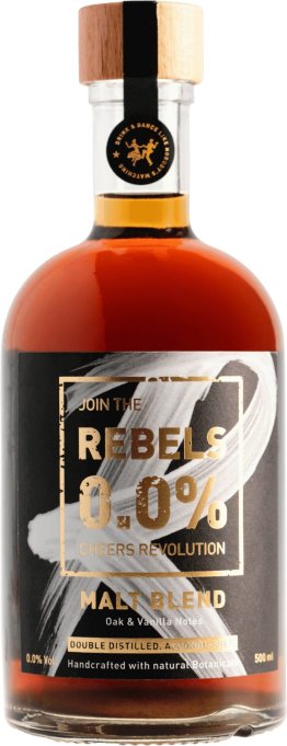 Rebels 0,0% Malt Blend -T- (Whisky Alternativ) 50cl CAx6