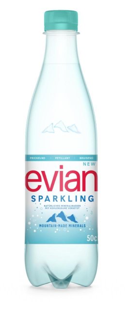 Evian Sparkling PET 6-Pk -T- 50cl CAx12