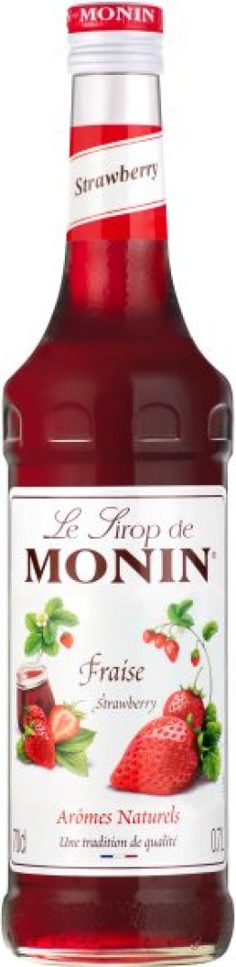 Monin Sirup Fraise Strawberry (Erdbeere) 70cl CAx6