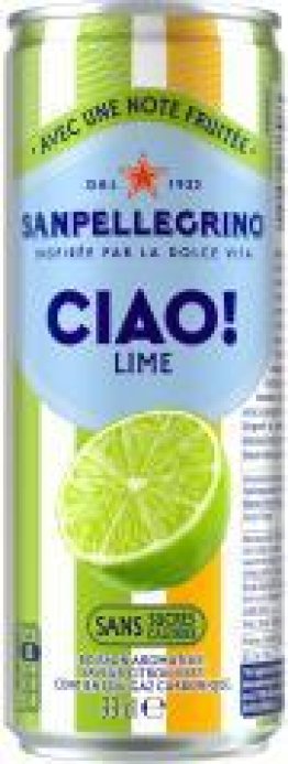 San Pellegrino Ciao Citron Vert / Limette Dosen 33cl CAx24