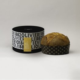 Olivieri 1882 Panettone Apricot and Salted Caramel 1000gr Hat Box CAx6