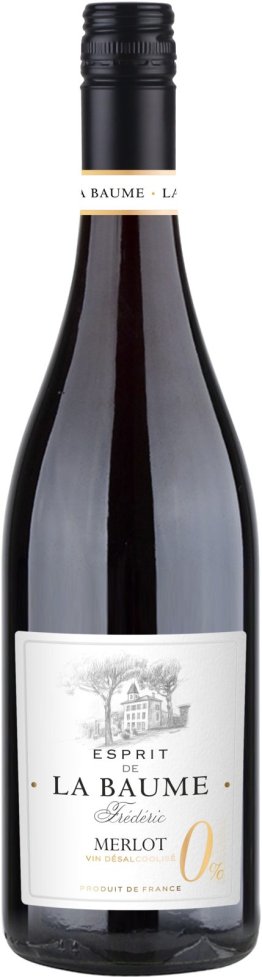 Esprit de la Baume 0% Merlot Alkoholfrei 75cl CAx6