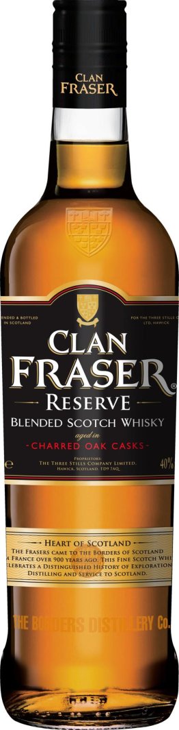 Clan Fraser Blended Scotch Whisky 70cl CAx6