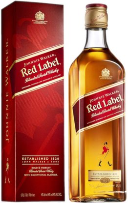 Johnnie Walker Red Label Blended Scotch Whisky 70cl CAx6