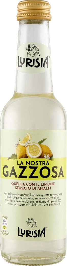 Lurisia Gazzosa Zitrone 275ml 4-Pk 27.5cl CAx24