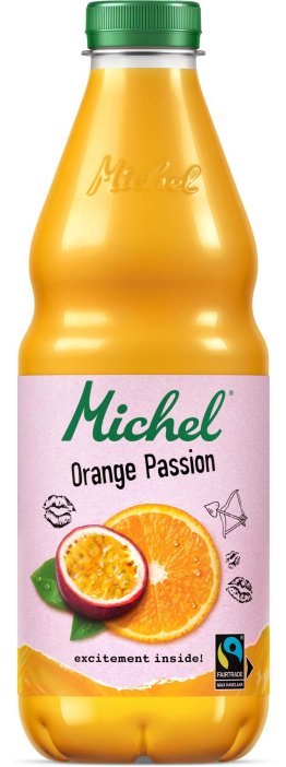 Michel Orange/Passion Lt Pet 4-Pk -T- Fair Trade M.Havelaar 100cl CAx4