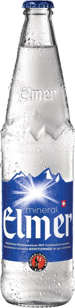 Mineral Elmer m. Kohlens. 50cl Fl.-T- 50cl HAx20