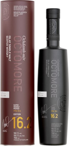 Octomore 16.2 101.4 PPM Single Malt Bruichladdich 70cl CAx1