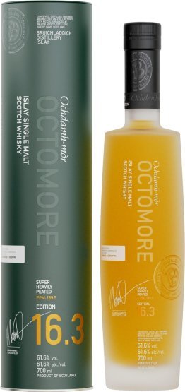 Octomore 16.3 189.5 PPM Single Malt Bruichladdich 70cl CAx1