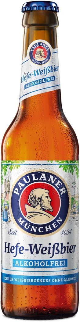 Paulaner Hefe-Weissbier alkoholfrei 6-Pack MW 33cl HAx24