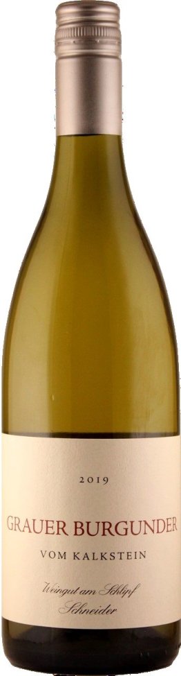 Schneider am Schlipf Grauer Burgunder (Pinot Gris) vom Kalkstein GW 75cl CAx6