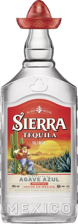 Sierra Tequila Silver 70cl CAx6
