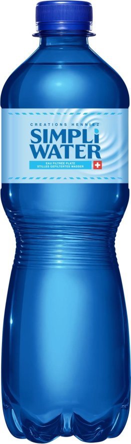 Simpli Water o.K. 4x6 blau Pet 5dl -T- gefiltertes Wasser 50cl CAx24