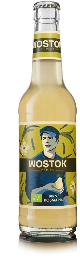 Wostok Pear-Rosemary BIO EW 33cl CAx12