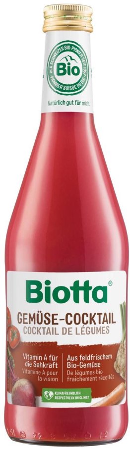 Biotta Gemüsecocktail Bio 50cl CAx6