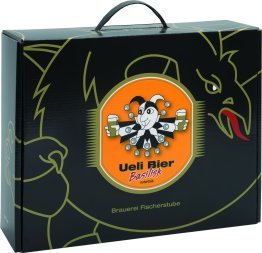 Ueli Basilisk Gesch.Koff. G-Koffer à 2Fl+2Gläser STK.x1