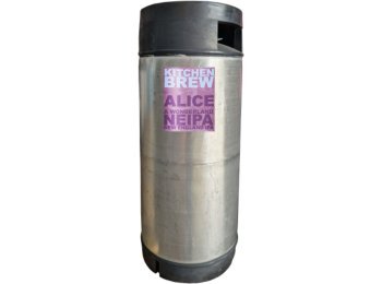 Kitchen Brew Alice NEIPA Cont 20L (gekühlt) HELLBLAU DECKEL 100cl COx20