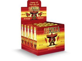 Zekilla Portionen -T- Zimtlikör mit Chili 2cl CAx25