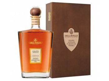 Dellavalle Grappa Whisky Cask -T- Affinata in Botti di Whisky 70cl KIx1