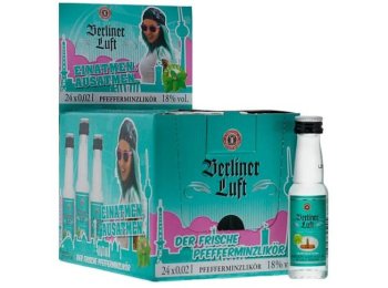 Berliner Luft Portionen Pfefferminzlikör 2cl CAx24