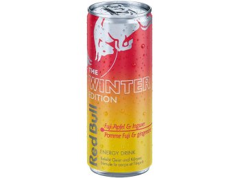 Red Bull Winter Edition Fuji-Apfel & Ingwer -T- #Ausverkauft 25cl CAx24