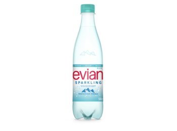 Evian Sparkling PET 6-Pk 50cl CAx12