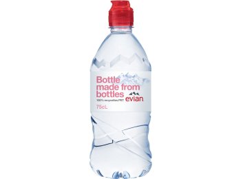 Evian Sportscap PET -T- 75cl CAx6
