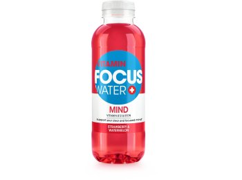 Focuswater MIND Erdbeere & Wassermelone rot PET 50cl CAx12