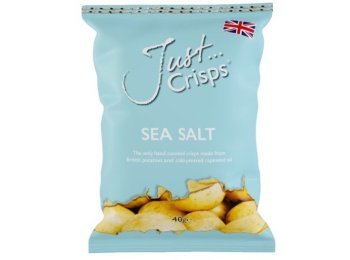 Just Crisps Sea Salt 100% British Crisps CAx24