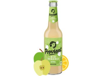 Proviant Apfelschorle naturtrüb Bio-Apfelsaft-T- 33cl HAx24