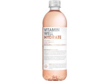Vitamin Well HYDRATE 50 cl Rhabarber/Erdbeer-Geschmack 50cl CAx12