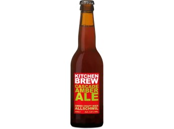 Kitchen Brew Cascade Amber Ale Flasche EW 33cl CAx24